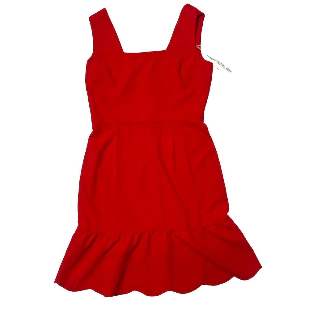 Elegant Red Camilyn Beth Dress NWT Formal Cocktail‎ Evening Party Ruffle USA